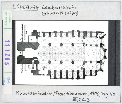 Vorschaubild Lüneburg: Lambertikirche, Grundriss 